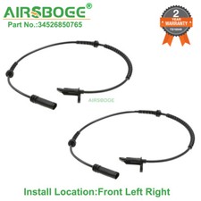 2x Front Left Right Abs Wheel Speed Sensor For Bmw X1 16-19 X2 18-19 34526850765