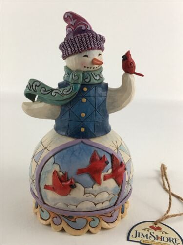 Jim Shore “Winter Cheer Happens Here” Snowman 4022993 Figure 9" Figurine 2011 - Picture 2 of 10