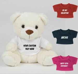 personalised teddy t shirt