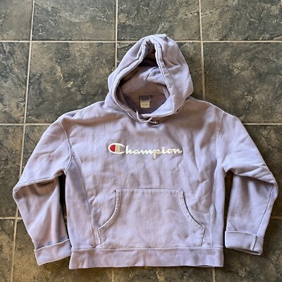 Women's Champion Reverse Weave Lilac Purple Hoodie Pullover