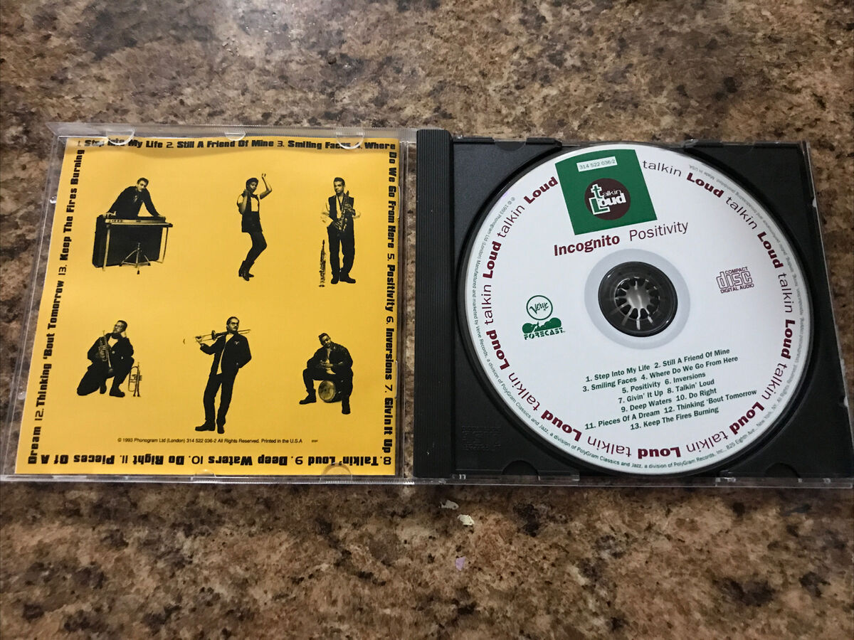 Incognito : Positivity CD Acid Jazz Verve 731452203625| eBay Incognito : Positivity CD Acid Jazz Verve 731452203625| eBay