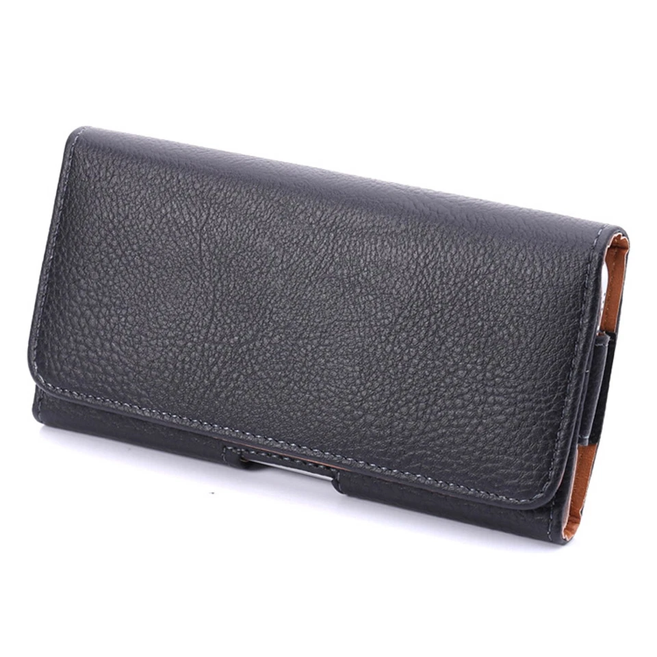 PU Leather Holster Pouch with Belt Clip For Samsung Galaxy S24 S23 S22 Note 9 10 - Image 3 of 4