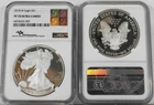 2018-W $1 1 oz. Proof American Silver Eagle NGC PF 70 UC Mercanti Warhol Reagan