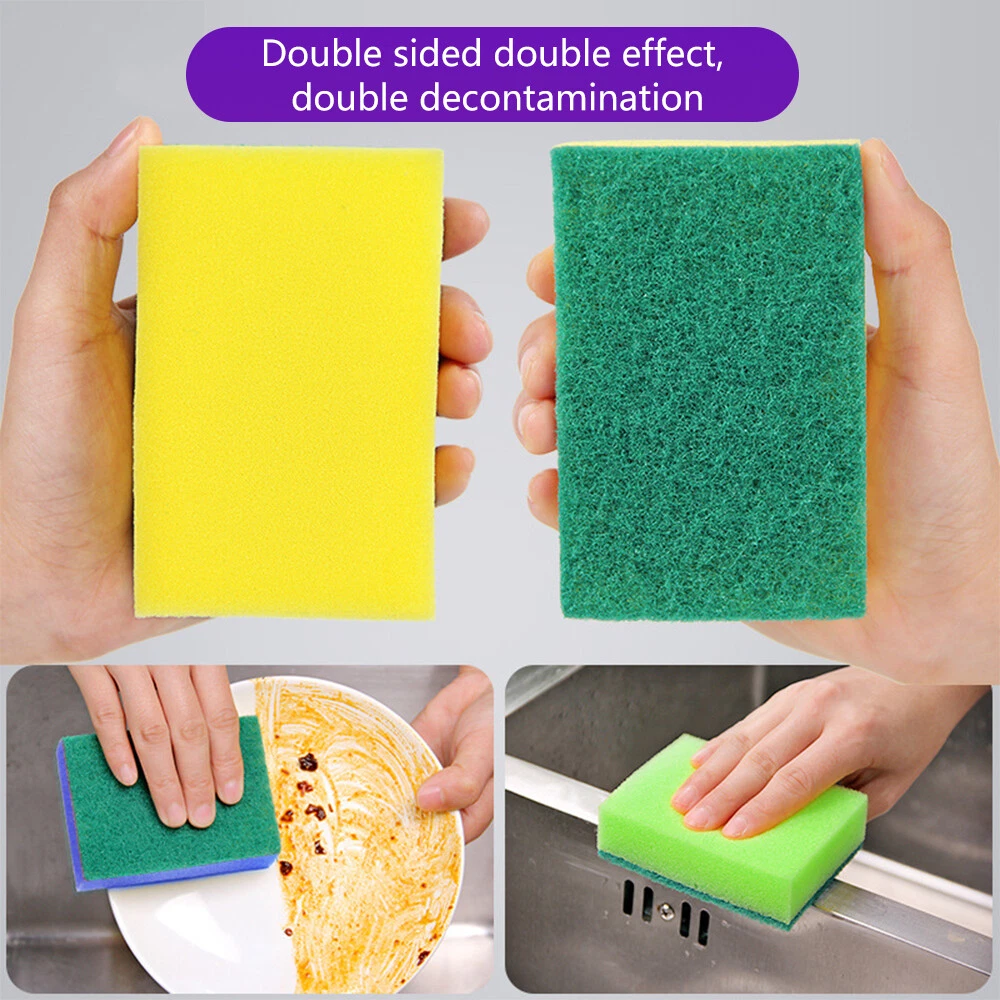 MOQ200 20PCS Sponge Wipes Household Color High Density Sand 10 7