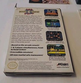 Gioco Nintendo NES Double Dragon II The Revenge CIB completo di scatola 