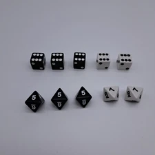 RISK 2210 AD Board Game  Replacement Dice 6 Sided 8 Sided 10 Pieces