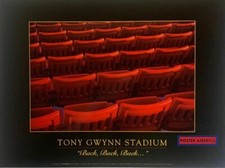 Tony Gwynn Stadium Tribute San Diego State University Back 1997 Vintage Poster 1