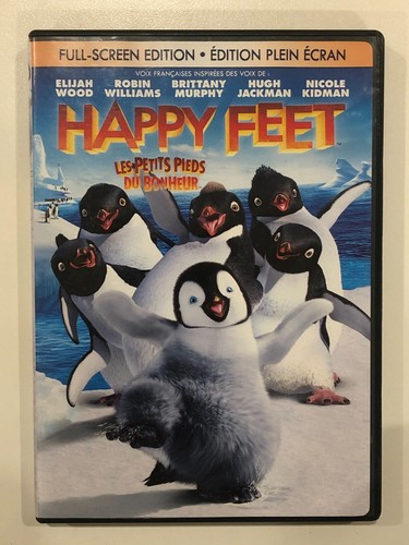HAPPY FEET 2006 DVD Full-screen (Canadian) Eng/Fr