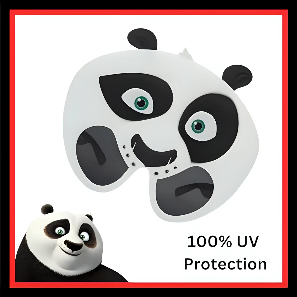 Kung Fu Panda Sunglasses Sun-Staches of the Character Po UV400 One Size SG3647 - Image 3 of 3