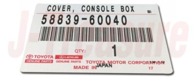 TOYOTA LAND CRUISER 120 GRJ12# 05-09 Genuine Console Box Hole