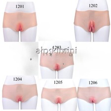 Silicone Pants Hip Lift Butt Enhancer Panty Crossdresser Fake Vagina Panties