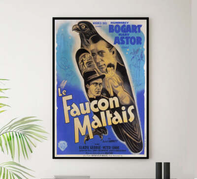 The Maltese Falcon - 1941 - French - Vintage Movie Poster | eBay