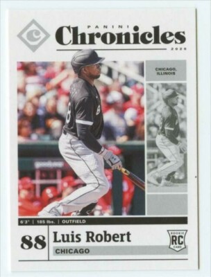2020 Panini Chronicles #38 Luis Robert RC Chicago White Sox