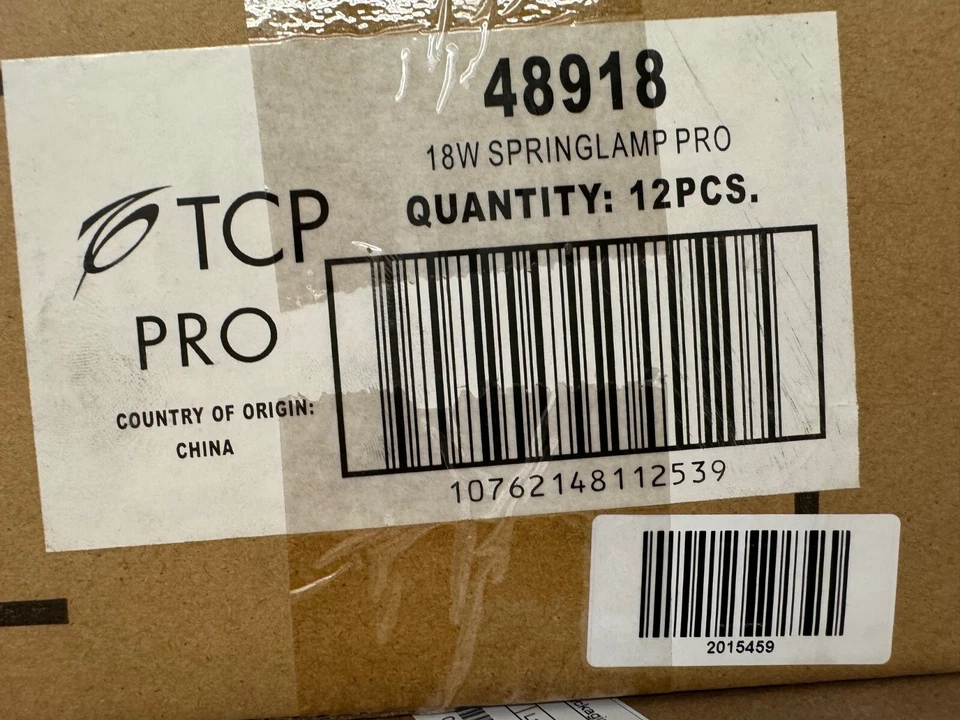 12 Pieces TCP PRO 48918 18W SpringLamp Pro 75W = 18W Non Dimmable 2700K E26 Base - Image 3 of 4