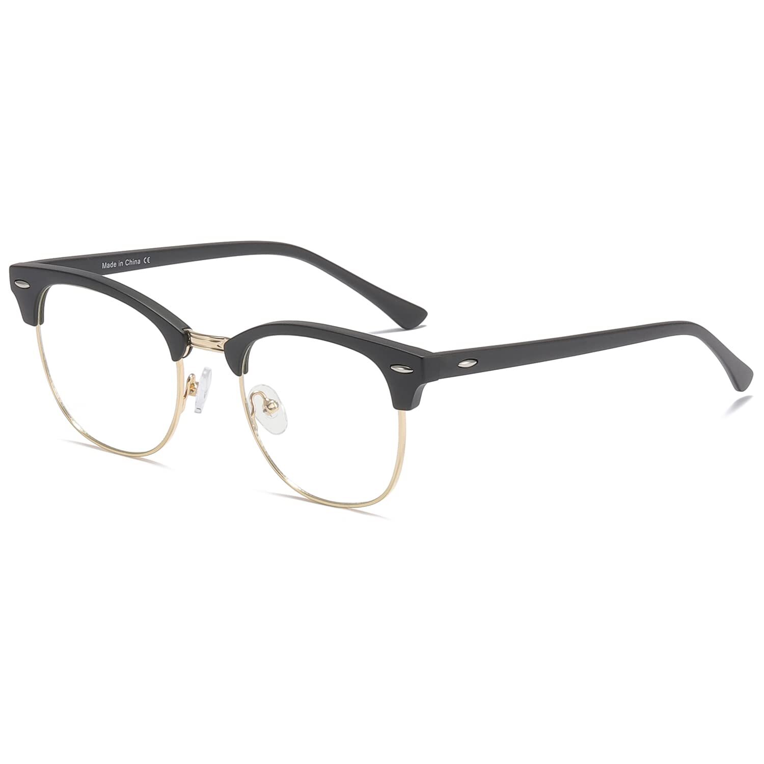 Blue Light Blocking Glasses Semi Rimless Eyewear For Women Men Blue Ray Filte...