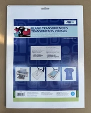 New Yudu BLANK TRANSPARENCIES 5 Sheets 11” x 14” #62-5043 Water Resistant