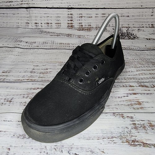 Vans Authentic Skate Shoes Off the Wall Black Canvas Comfort Unisex Size 5 / 6.5 - Picture 7 of 23