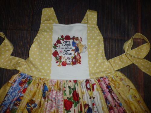NEU Boutique Belle Beauty and the Beast Mädchen ärmelloses Rüsche Wirbelkleid - Bild 2 von 9