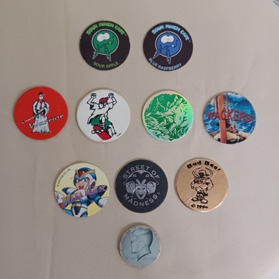 POG Bundle Mega Man X Collectible Sour Patch Caps Skater Vintage 90s Set of 10
