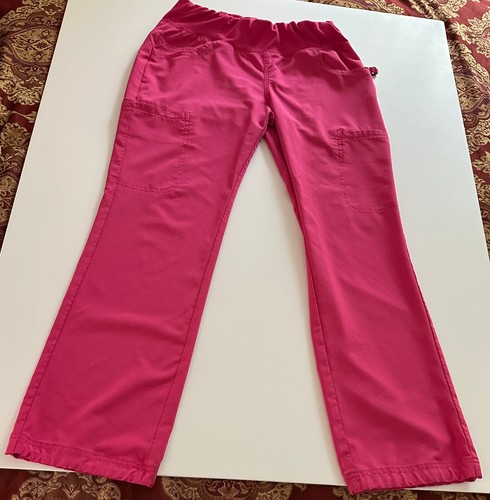 Cherokee Iflex Small Petite Damen rosa medizinische Peeling Hose elastischer Bund
