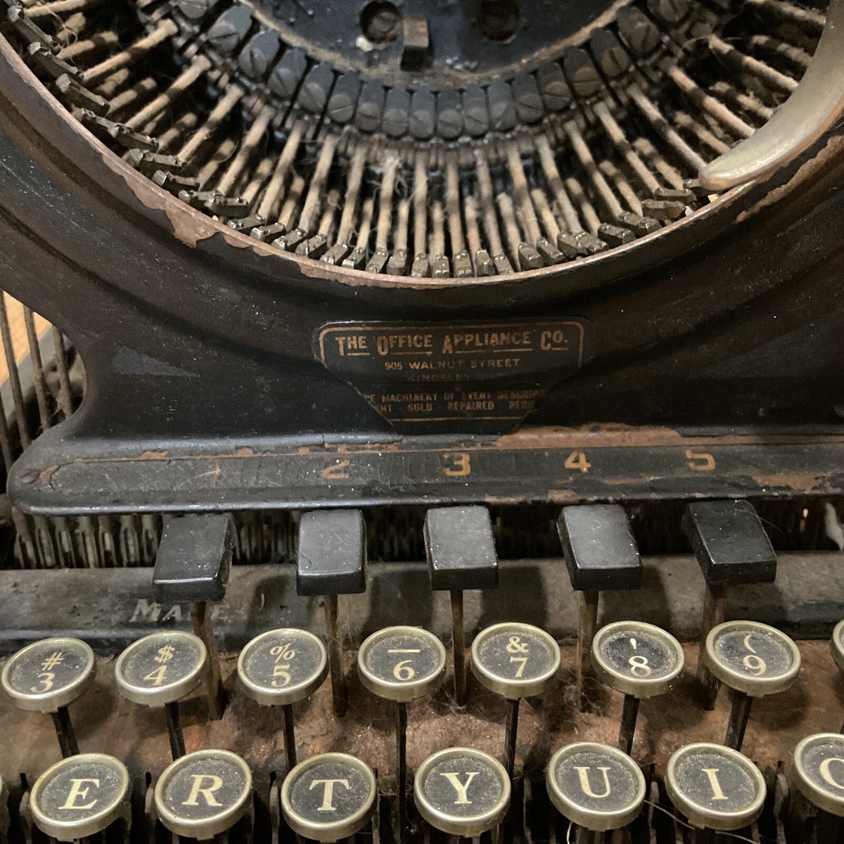u*7様 激レアビンテージRemington Standard No.10タイプ Vintage Antique REMINGTON STANDARD TYPEWRITER No. 10 for