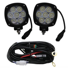 Race Sport RS-4CREE-35W-2 HD Series 4.3 in. Round LED Spot Lights
