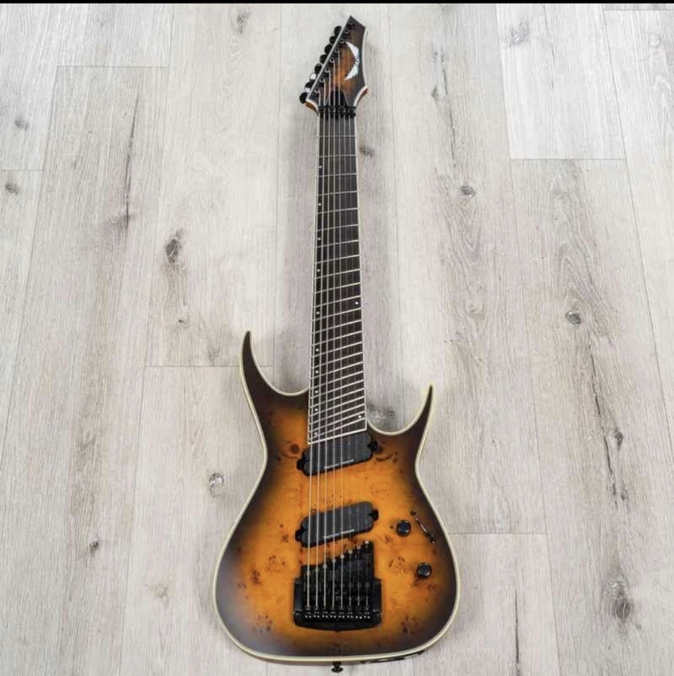 **new**ML Sel 8 Multi scale Kahler Electric Guitar Satin Natural Black Burst - Image 2 of 4