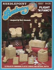 Needlepoint Basketry B307 FLIGHT N FANCY Raff...