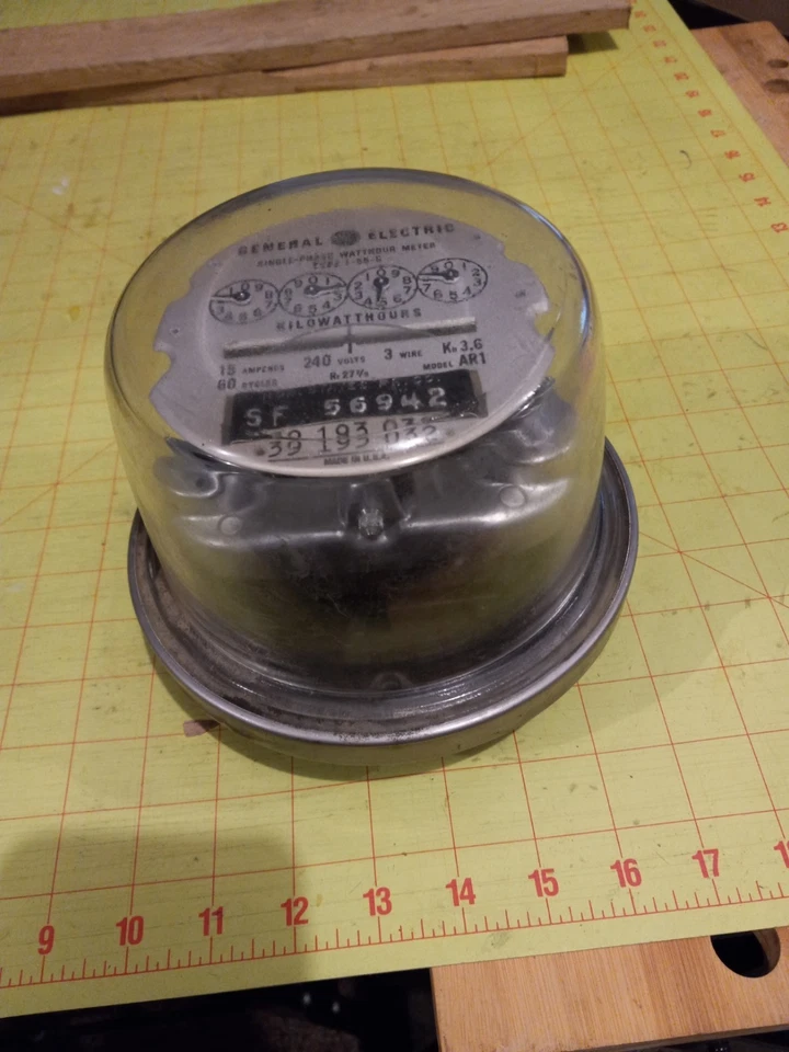 ge watthour meter 240 v single phase four dials - Image 2 of 4