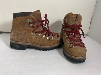 Vtg Dexter Mountaineering Alpine Hiking Vibram Boots Sz 7 Men's