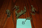 Vintage Marx American Army 9-Piece Medic, Stretcher, Wounded GI's Set Tank B MPC