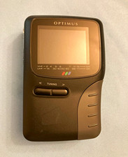 Optimus 16-177 LCD Color TV Band Pocket Portable Radio w/ Headphone Jack
