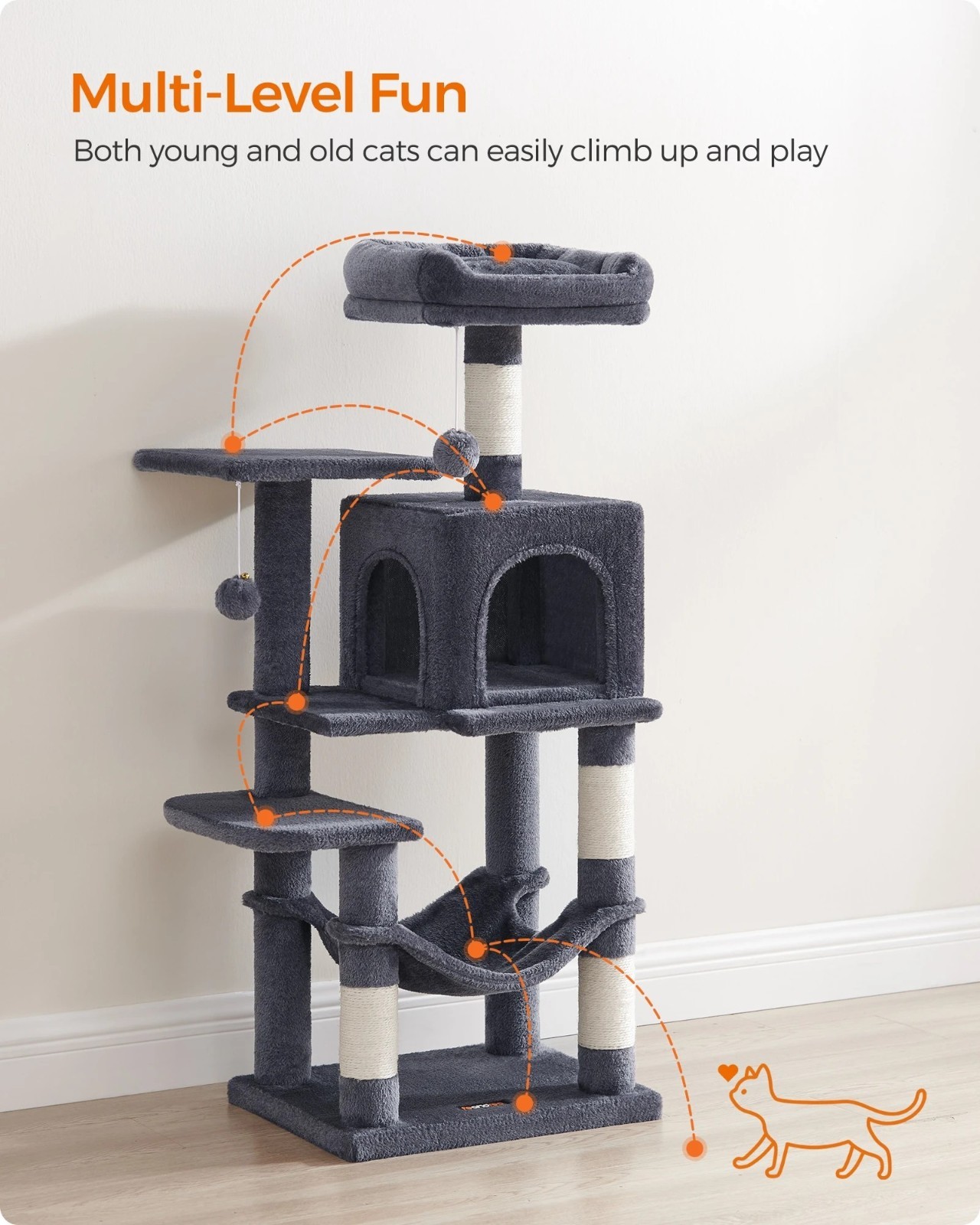 Feandrea Cat Tree Tower 44.1