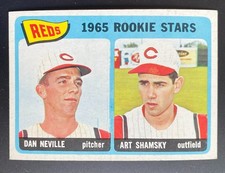 1965 Topps - 1965 Rookie Stars Art Shamsky, Dan Neville #398 (RC), excellent