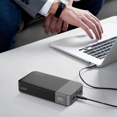 Power Bank 20000mAh 45W PD Fast Charger External Battery USB For Laptop Tablet