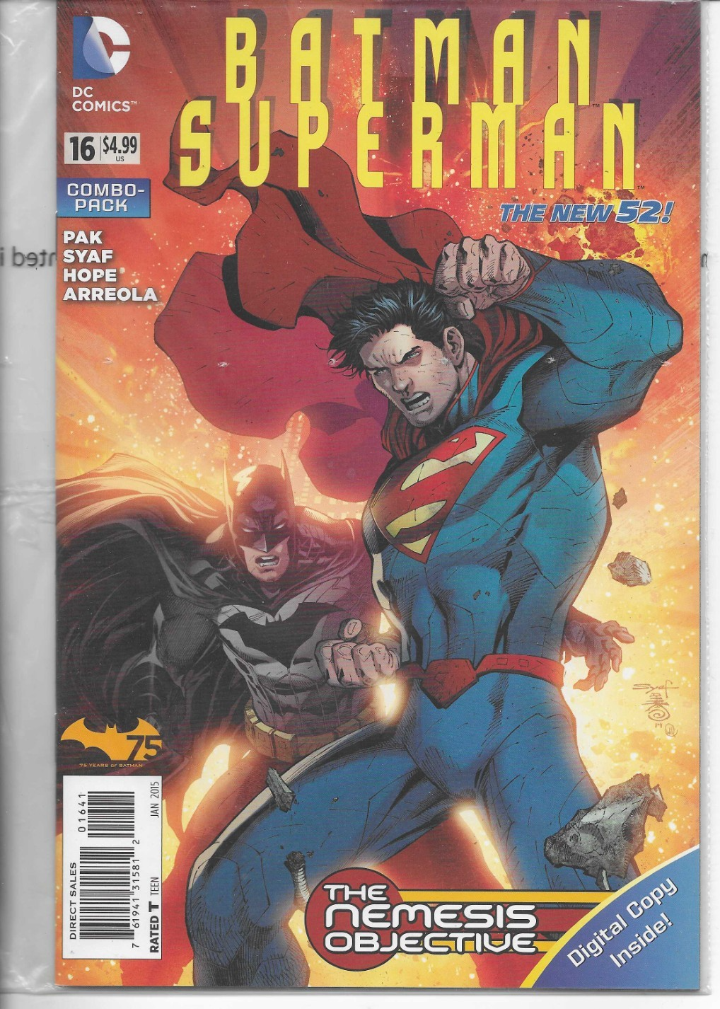 BATMAN SUPERMAN (2013) #16 combo variant - Back Issue (S)