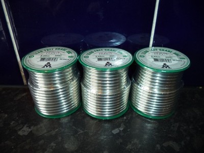 Klempner Lötzinn bleifreies Lötzinn Grade 99C - 3,25 mm 500 g Rolle Ziel x 3 Rollen NEU