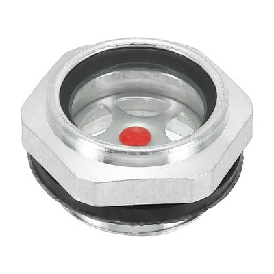 Air Compressor Oil Sight Glass, M27x2 Male Thread with O-ring
