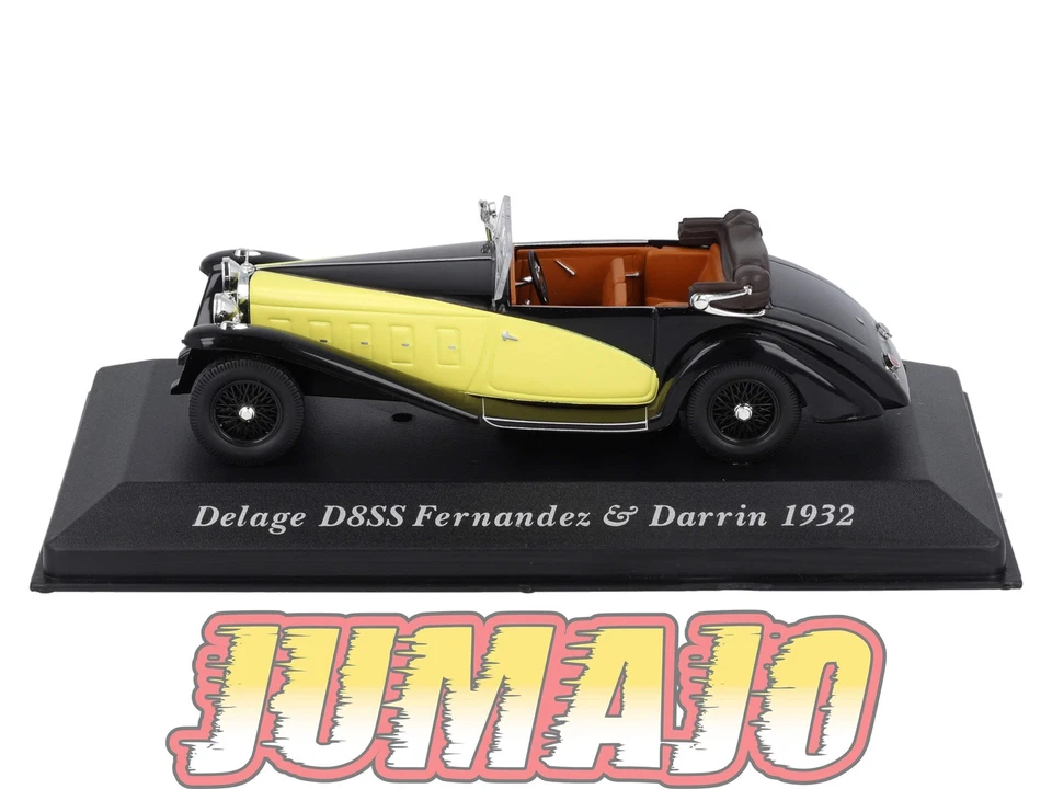 VC32 Voiture 1/43 IXO Altaya Classic : DELAGE D8ss Fernandez Darrin 1932 - Photo 2/4