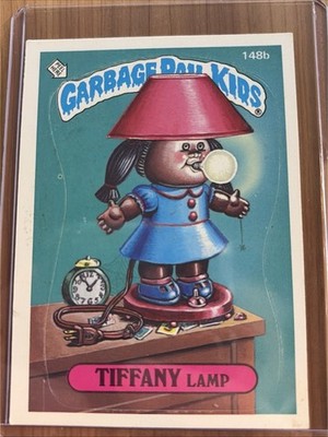 Topps Garbage Pail Kids 1985 Sticker Card #148b 2-stars Tiffany Lamp