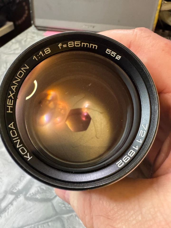 Lente Konica Hexanon AR 85 mm f/1,8 MF (Excelente Estado***) Foto 2 de 4
