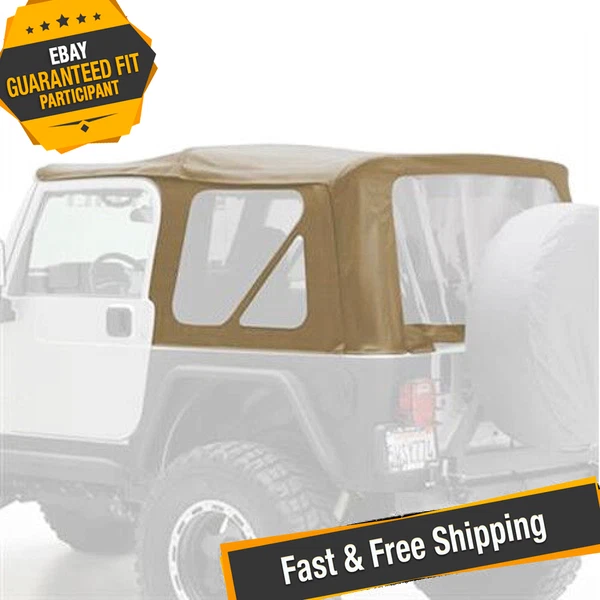 Smittybilt 9970217 Replacement Top w/Tinted Windows for 1997-2006 Wrangler TJ Foto 2 de 4