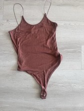 Doube Zero Women  s Rustic BROWN Bodysuit