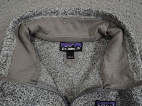 Maglione Patagonia donna grande grigio migliore pile zip Gorpcore outdoor - Foto 7 di 10