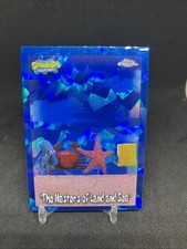 2025 Topps Chrome SpongeBob Sapphire 