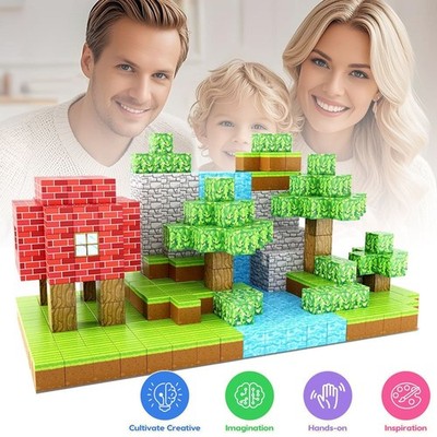 Magnetische Bauklötze Magnetic Building Blocks Sensorisches Spielzeug für Kinder