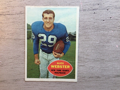 1960 Topps Alex Webster #75 New York Giants VG-EX