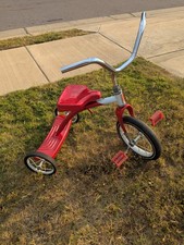 AMF Junior Vintage 1960s Red Tricycle Trike for Children