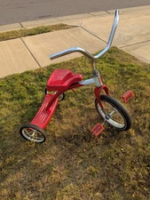 AMF Junior Vintage 1960s Red Tricycle Trike for Children