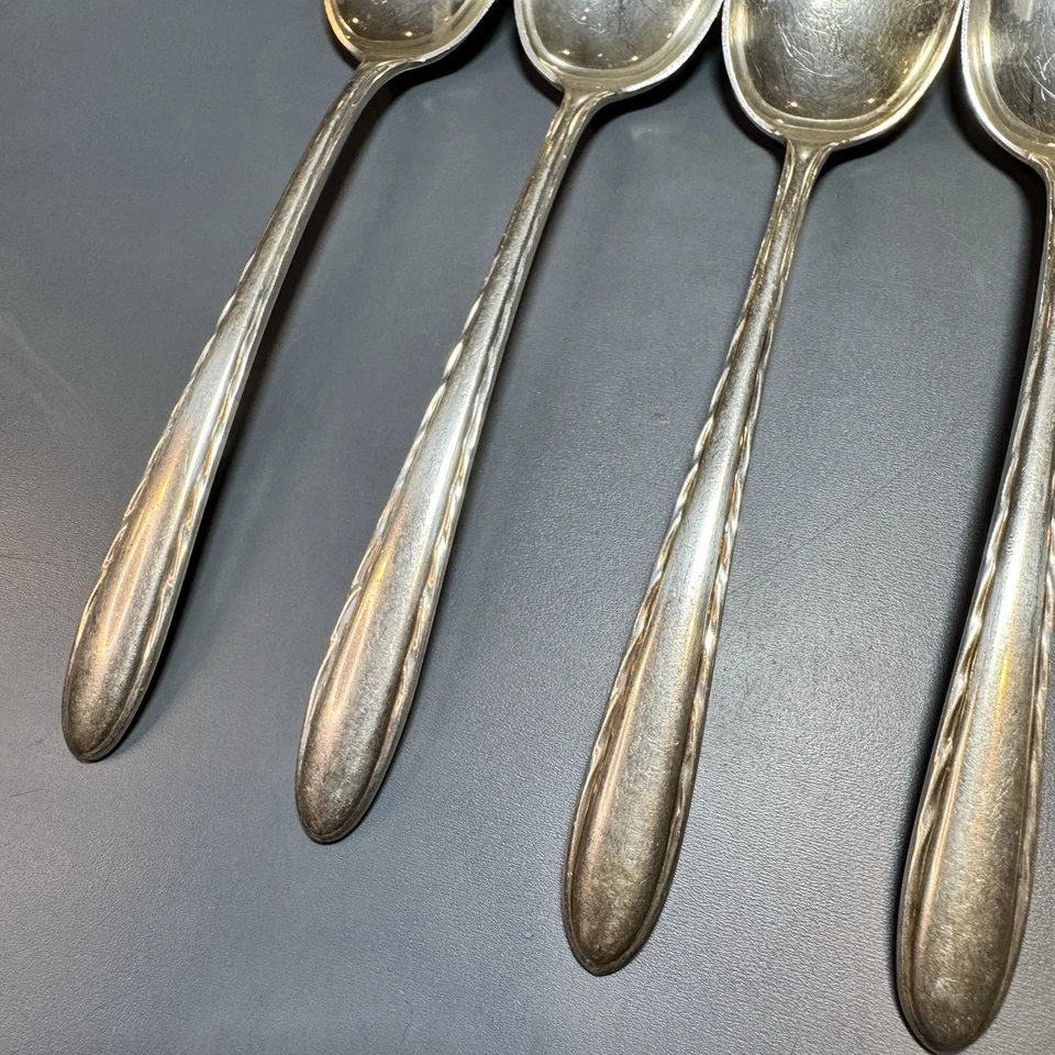 Juego de 5 cucharas de plata de ley Towle de 5 flautas de plata 5,75” 128 g 925 Foto 4 de 4